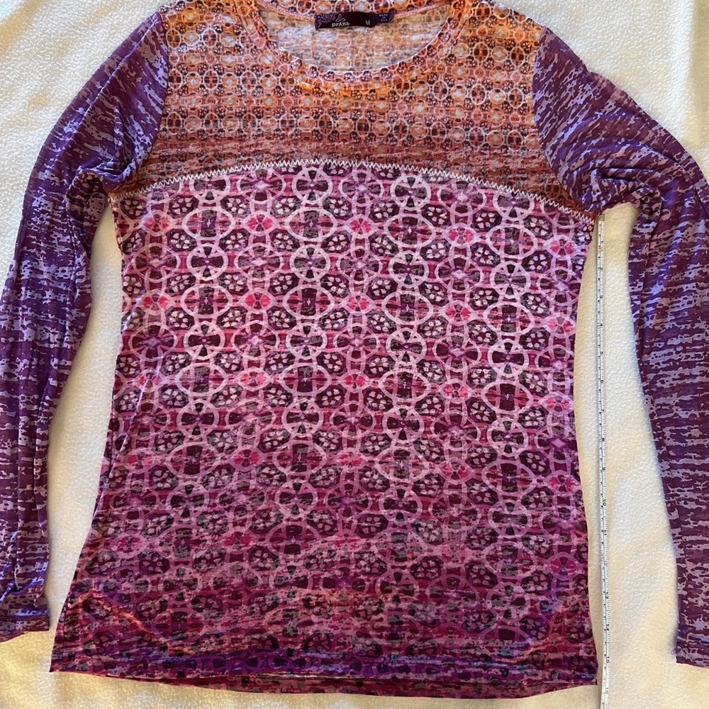 Prana Multicolor Long Sleeve Top